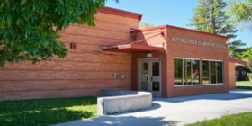 Buffalo Ridge Elementary main entrance to use when entering during school hours
